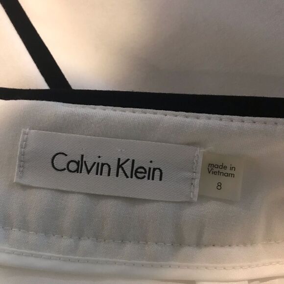 Calvin Klein Skirt Suit Women's Size 8 2-Piece Set Blazer & Skirt Black & White - Picture 14 of 15